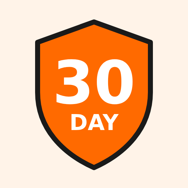 30 Day Warranty